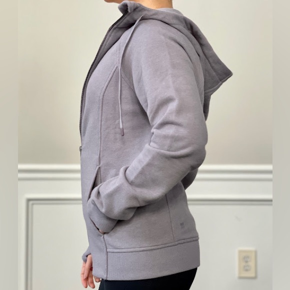 All In Motion Lavender Purple Hoodie Zipper Zip Up Sweatshirt Large - Picture 8 of 12